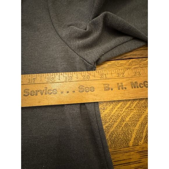 Northstyle Gray 1/4 Zip 3/4 Sleeve Dress, Sz L LagenLook Gorpcore Pullover - Picture 7 of 10